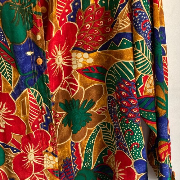 FraNces Paris Washable 100% Silk Shirt M - Picture 4 of 14